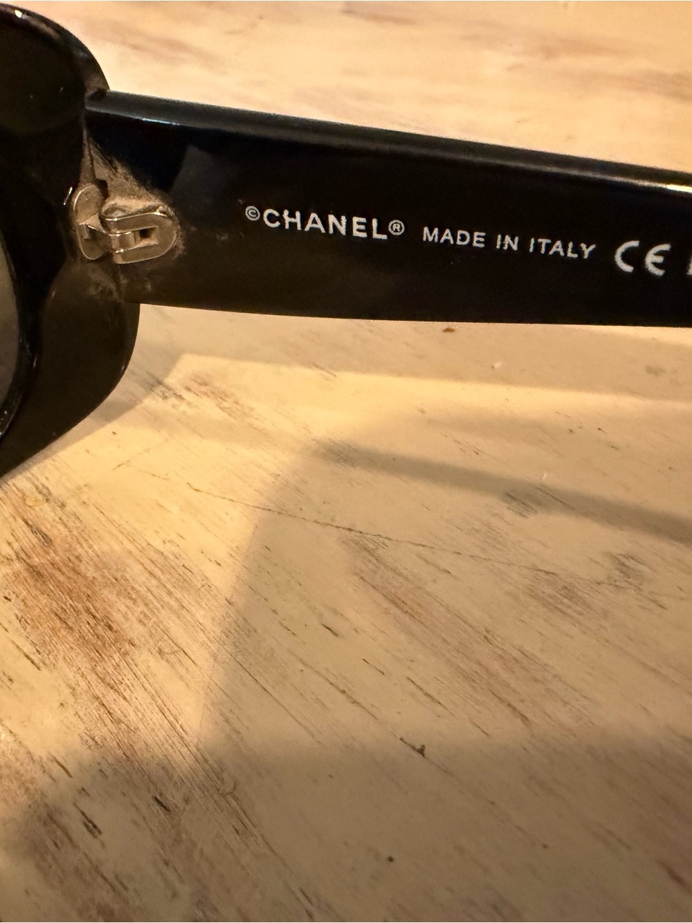 CHANEL Women's Black Curved Frame Sunglasses - Picture 4 of 4